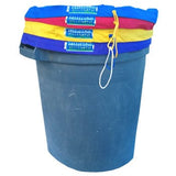 Bubble Bags Lite Hunter 4-bag set (red, yellow, blue) for 20-32 gallon extraction, stacked on dark bucket.