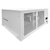 White Cannadri CAN-700 commercial dehumidifier with side mesh grill and internal fan.