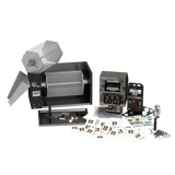 NugSmasher sifter, IQ 4-ton electric rosin press, manual press, tools, containers, and product bags for extraction.