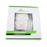 Harvest Right 50-pack 700cc oxygen absorbers box. Green logo, product text, and visible pink indicator.