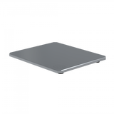 Nugsmasher large 12x14 silver-grey metal rosin collection plate, flat, with rounded corners.