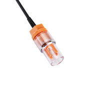 TrolMaster Green-X PCT-3 sensor with orange accents and transparent tip.