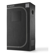 AC Infinity Cloudlab 632 grow tent, a tall black tent with a zippered door and ventilation ports.