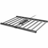 AC INFINITY IONFRAME EVO10 LED grow light with a black bar-style frame, silver light bars, and central driver.