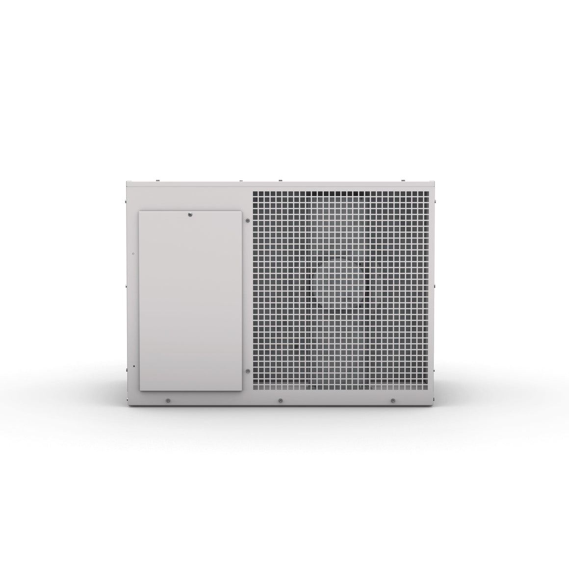Anden A320V3 320-pint commercial dehumidifier, white, with gridded vent and access panel.