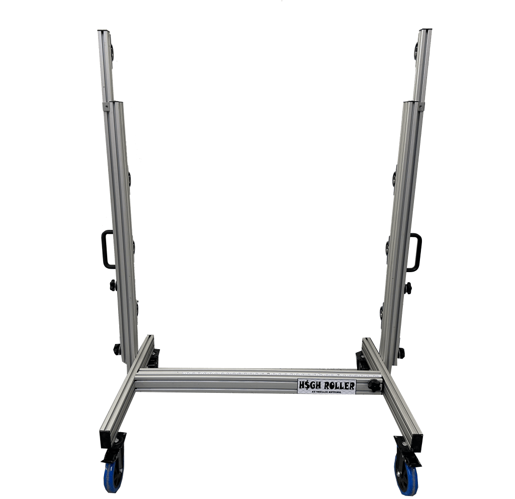 EZTRIM EZTrim High Roller Frame w/ 4 Ft. Wide Pipes