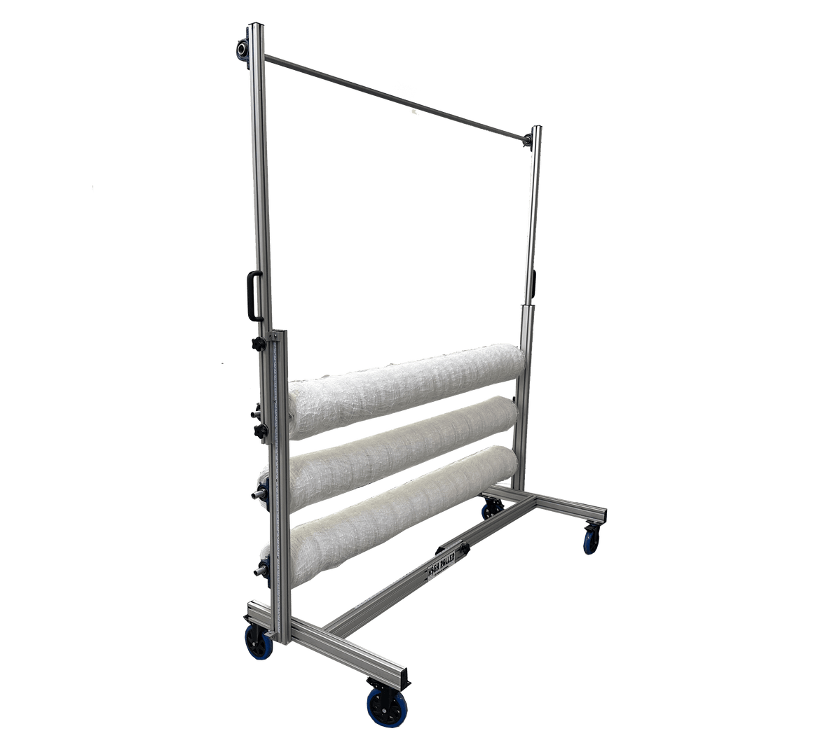 EZTRIM EZTrim High Roller Frame w/ 6 Ft. Wide Pipes