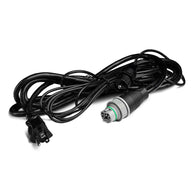 Black 240V power cord with US plug and 3-pin connector.