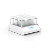 FUTUROLA knockbox 500: white pre-roll cone filling machine with clear multi-cone capacity.