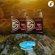 GreenPlanet Dual Fuel starter kit for AutoPot systems on a mossy rock.