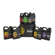 GreenPlanet 3 Part GP3 Starter Kit: Black bottles with yellow, green, red, and purple labels.