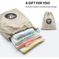 A gift for you! Includes a bag for carrying & easy storage.