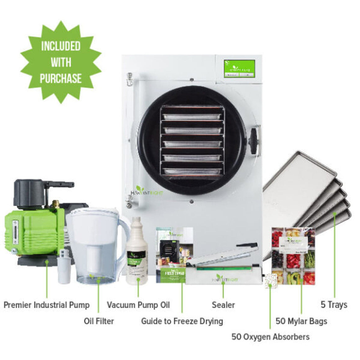 Harvest Right Harvest Right [5-Tray] Medium Pro Freeze Dryer with Mylar Kit