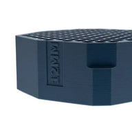 Dark blue 3D-printed 12mm insert tray with hexagonal grid pattern.