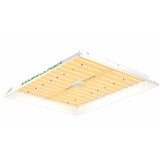 Mars Hydro TS-1000 full spectrum LED grow light with white, yellow, and red bulbs for plants.