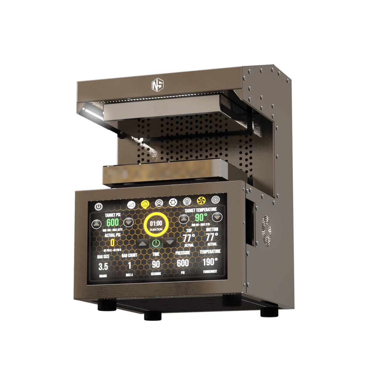 NugSmasher NugSmasher IQ Pro 20 Ton Electric Rosin Press
