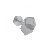 Spare drum assembly for Nugsmasher NS Sifter, featuring two grey hexagonal components, one with an exposed sifting mechanism.