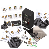 NUG SMASHER XP rosin press master bundle with press, numerous branded rosin bags, accessories, and tools.