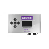 SECRET® LED Retro Controller for Smart Bioengineering, with screen, navigation buttons, power, and IR indicators.