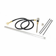 Tom's Tumble Trimmer liquid CO2 infuser kit featuring a hose, perforated tube, injector, fittings, and zip ties.