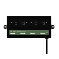 TrolMaster 4RS-2 device station with four outlets and control buttons.