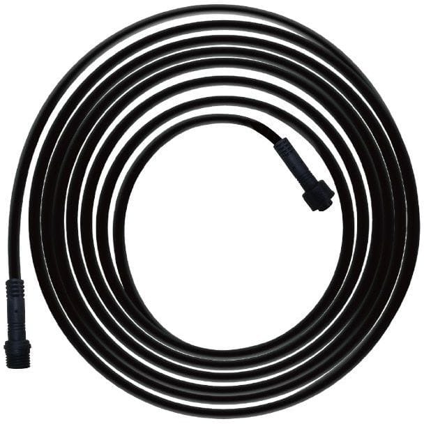 Black coiled cable with two black connectors, one on each end, for a water content sensor.