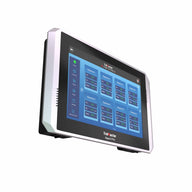 TrolMaster Aqua-X Pro irrigation controller on a white background, showing multiple reservoirs with PH, EC, and Temp readings.