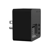 Black TrolMaster DSV-1 low-voltage device station with plug and display.