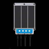 TrolMaster DMC-1 greenhouse roll-up motor controller with buttons for Add, Open, Close, and Stop.
