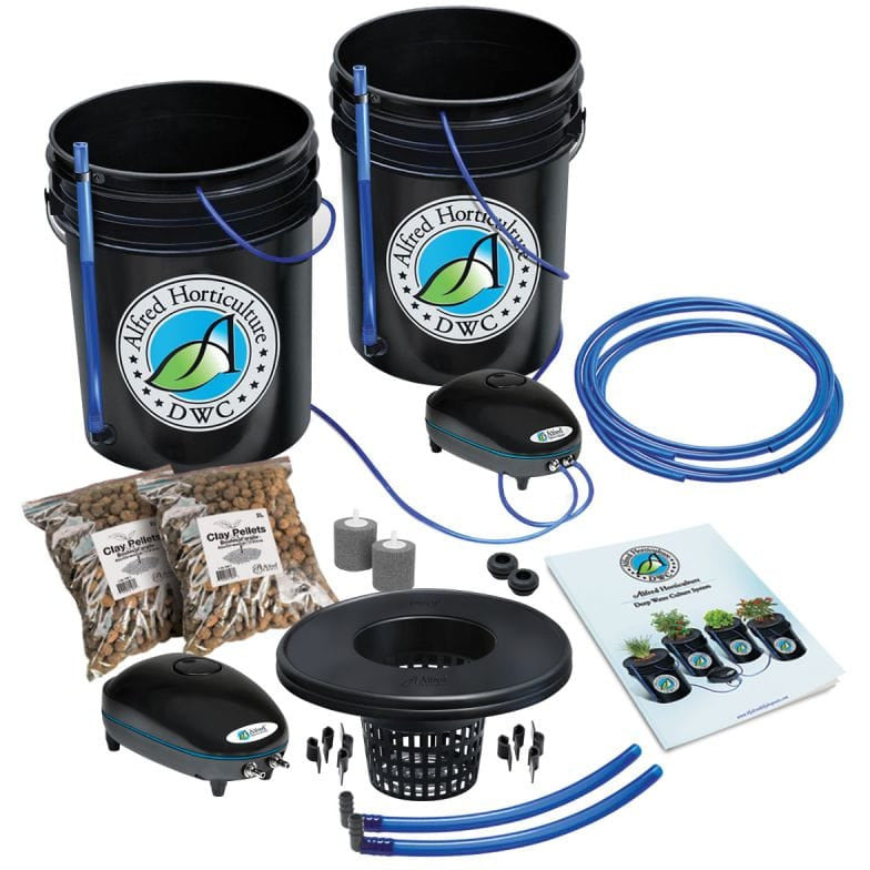 2 plant hydroponic system Alfred DWC 2-Plant Hydroponic System