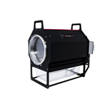 CenturionPro DBT Model 1 dry bud trimming machine, black with red trim, clear front drum, and collection tray.
