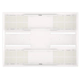 HLG 750 Diablo full spectrum LED grow light. White rectangular fixture showing multiple Quantum Boards with bright LEDs.