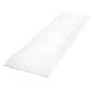 White, elongated rectangular filter bag for Mobius trimmer hot swap kit, isolated on a clean white background.