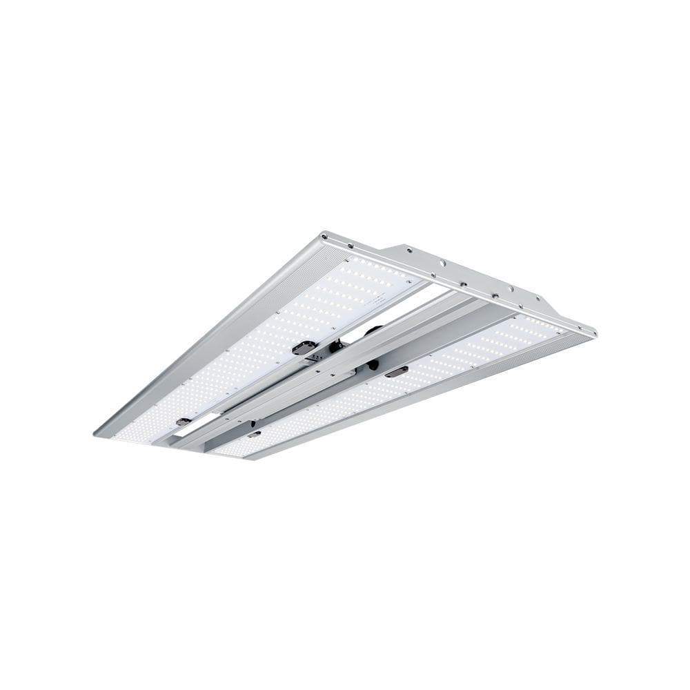 NextLight Veg8 Pro vegetative LED grow light: silver multi-panel design, densely packed with white LEDs, angled view.