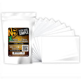 White Nugsmasher X 37 micron rosin filter bags (12 count, 2.7x4-inch) in a pouch with bags fanned out.