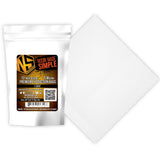 White pouch of NUGSMASHER 12-inch square, 5-micron premium rosin extraction bags; a single woven bag is folded.