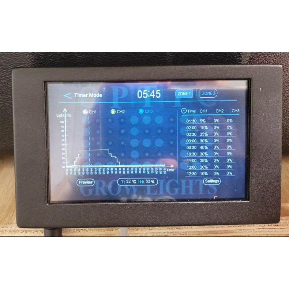Optic LED 7&quot; Touchscreen Automated Dimmer Master Controller