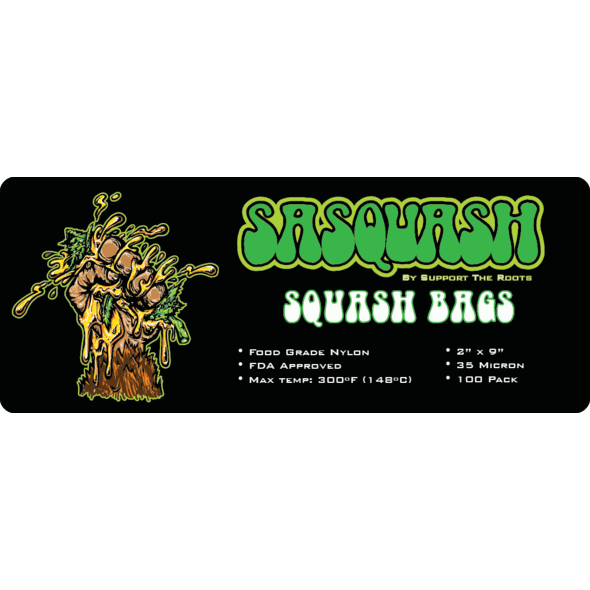 Sasquash 2&quot; x 9&quot; Squash Bags 100 Pack - Trimleaf Canada